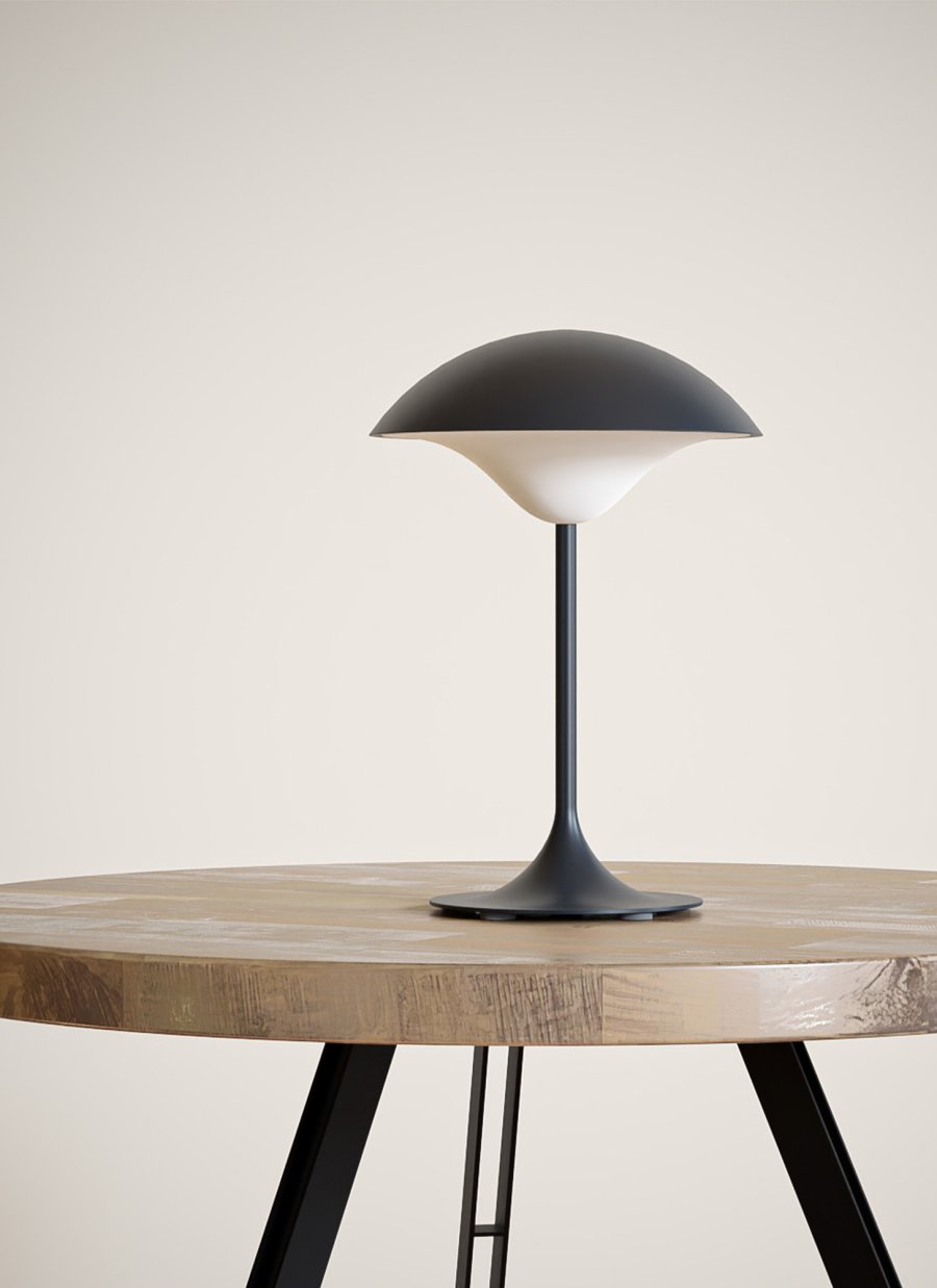 Spring Copenhagen Eclipse Bordlampe 24 cm, Kul
