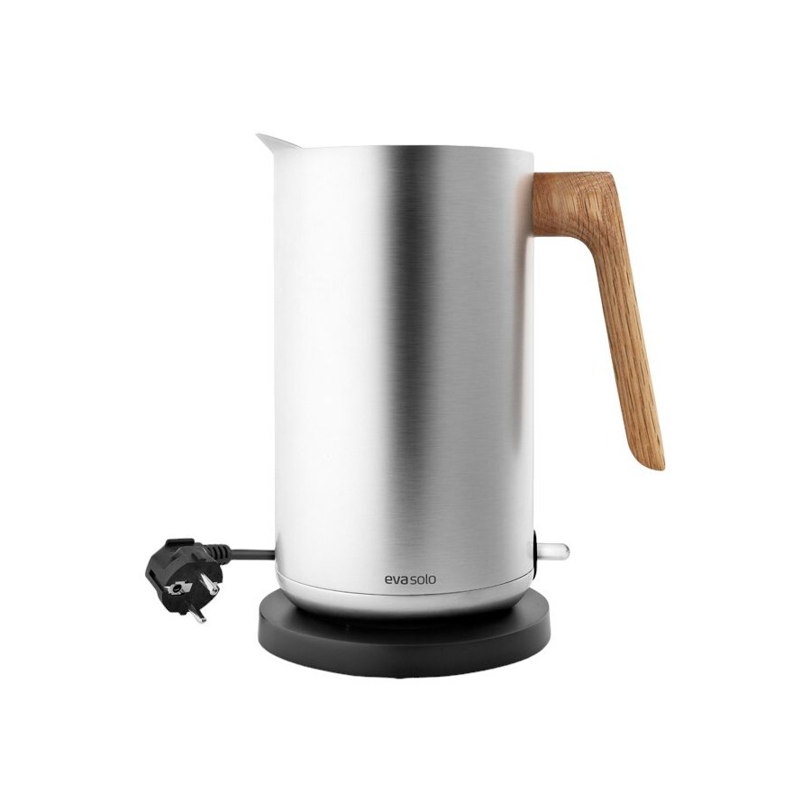 Eva Solo Nordic Kitchen Elektrischer Wasserkocher 1,5 L, Stahl/Eiche