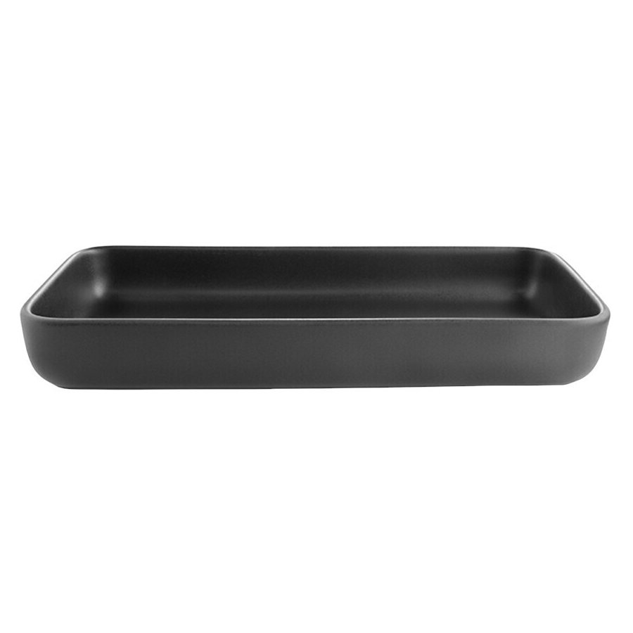 Eva Solo Nordic Kitchen Servierplatte 12x24 cm, Schwarz