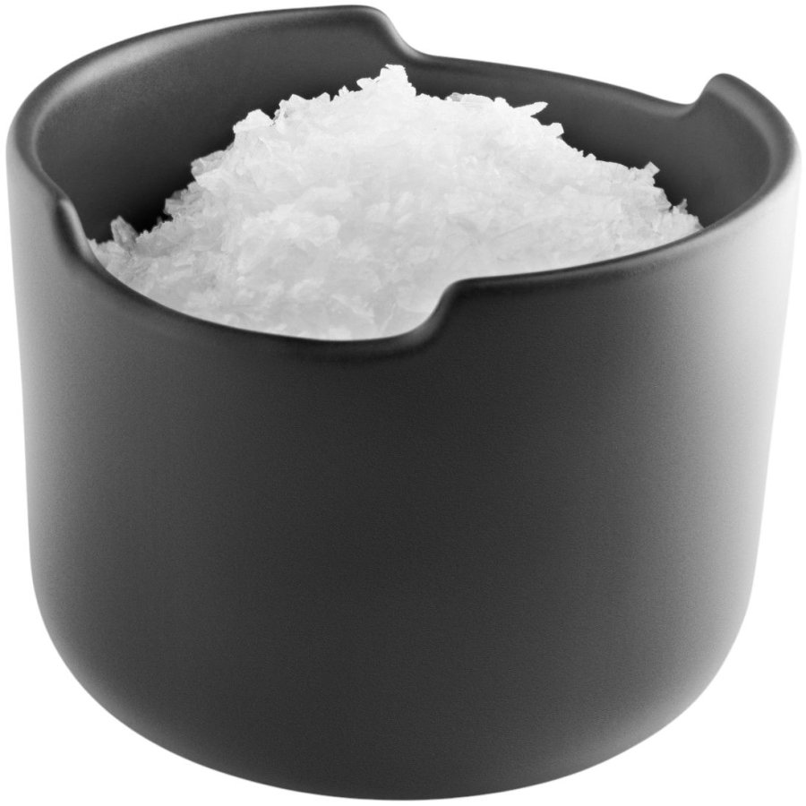 Eva Solo Nordic Kitchen Zoutschaaltje incl. Deksel 10,5 cm, Zwart