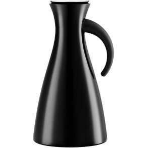 Eva Solo Thermoskan met Drupvrije Rand 1 L, Zwart