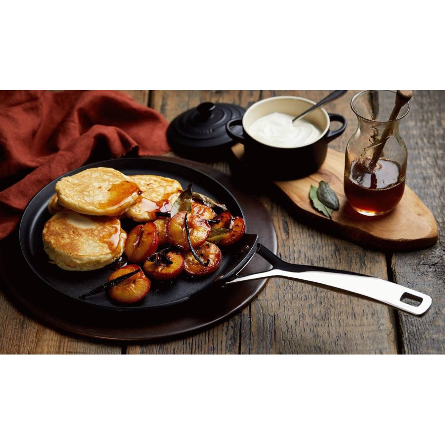 Le Creuset TNS Pandekagepande m. Non-stick Belgning 24 cm
