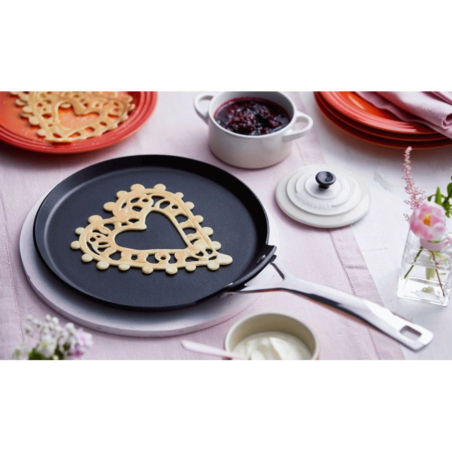 Le Creuset TNS Pandekagepande m. Non-stick Belgning 24 cm