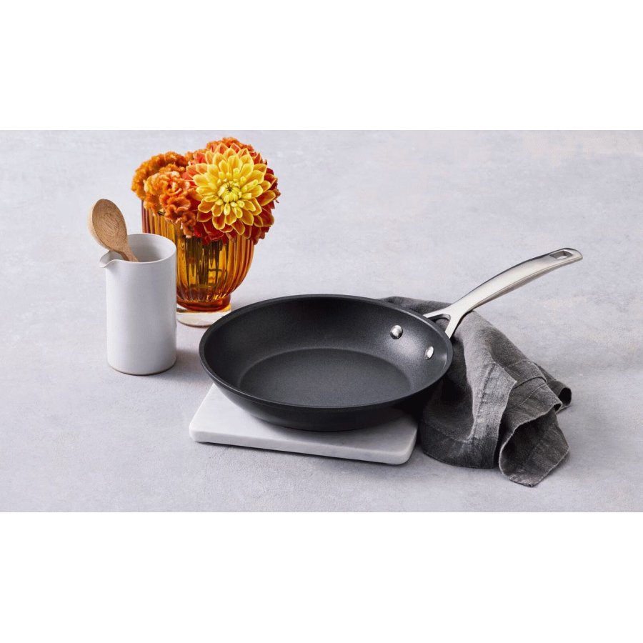 Le Creuset TNS Stegepande m. Non-stick Belgning 28 cm