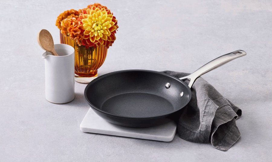 Le Creuset TNS Stegepande m. Non-stick Belgning 28 cm