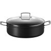 Le Creuset TNS Sauteusegryde m. Non-stick Belgning 28 cm/5,4 L, Sort
