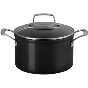 Le Creuset Essential Gryde m. Keramisk Non-stick Belgning 20 cm/3,8 L, Sort