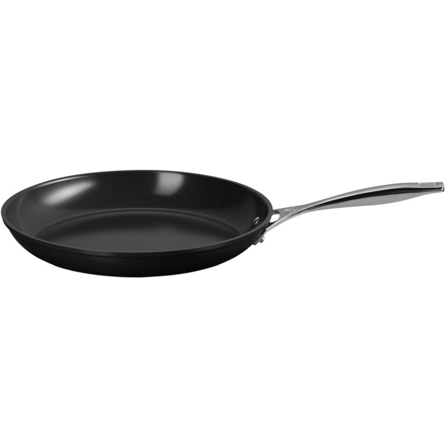 Le Creuset Essential Stegepande m. Keramisk Non-stick Belgning 20 cm, Sort