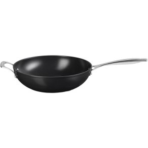 Le Creuset Essential Wok m. Keramisk Non-stick Belgning 30 cm, Sort
