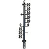 Plus Auenthermometer 44 cm, Schwarz