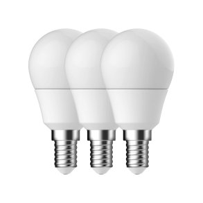 Energetic G45 Pære LED E14 2,9W/250lm 3 stk, Frostet