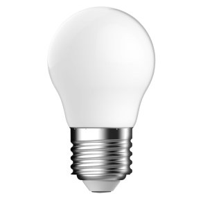 Energetic G45 Pære LED E27 4,2W/470lm Dæmpbar, Milky