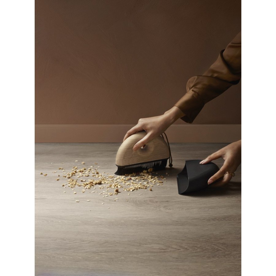 Eva Solo Sweep Veger- & Blikset, Grijs/Hout