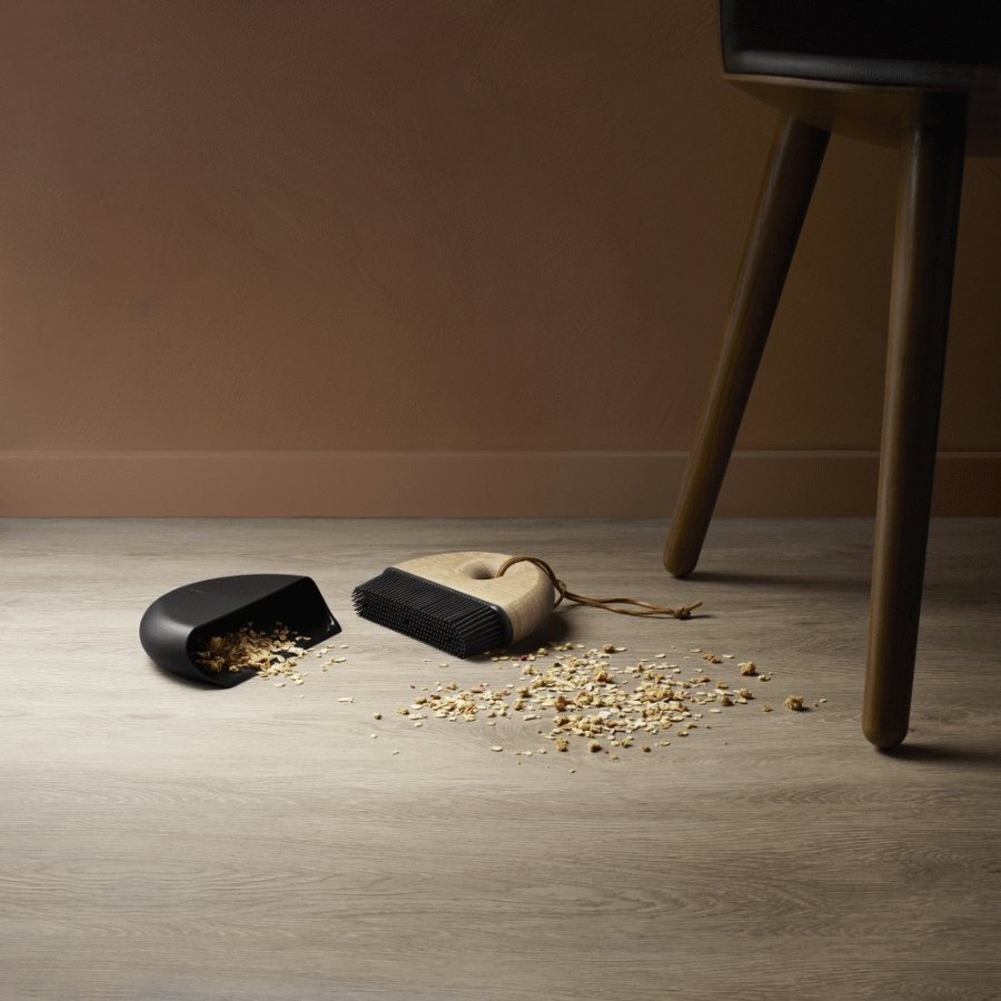 Eva Solo Sweep Veger- & Blikset, Grijs/Hout