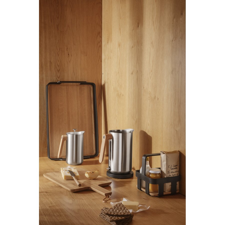 Eva Solo Nordic Kitchen Kaffeebereiter mit Isolierwirkung 1,0 L, Stahl/Eiche