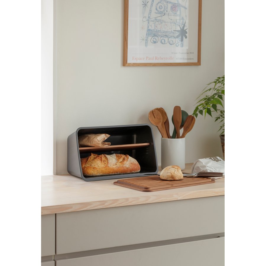 Eva Solo Nordic Kitchen Brotkasten 26x39x21 cm, Schwarz
