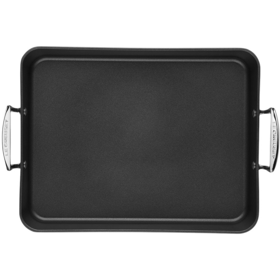 Le Creuset Rektangulr Bradepande m. Non-stick 35x27 cm, Aluminium