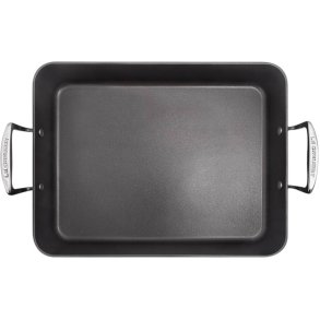 Le Creuset Rektangulær Bradepande m. Non-stick 35x27 cm, Aluminium