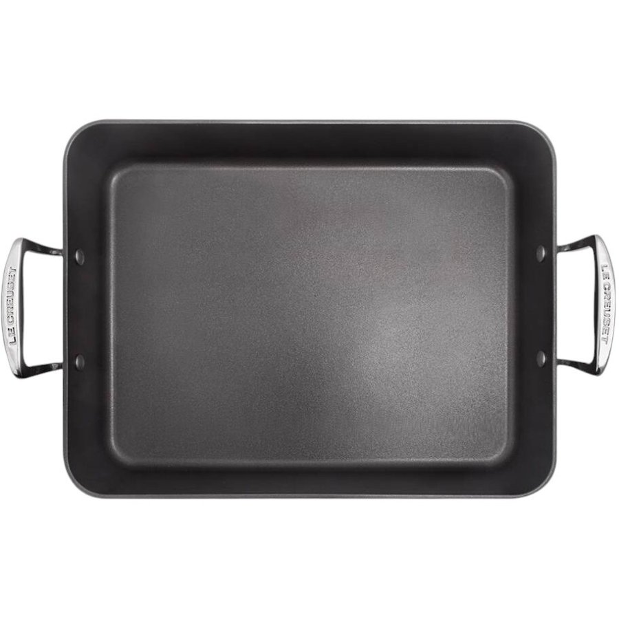 Le Creuset Rektangulr Bradepande m. Non-stick 35x27 cm, Aluminium