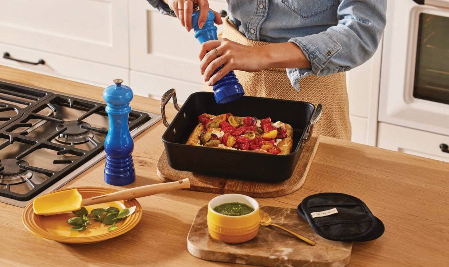 Le Creuset TNS Kvadratisk Bradepande 26 cm, Aluminum