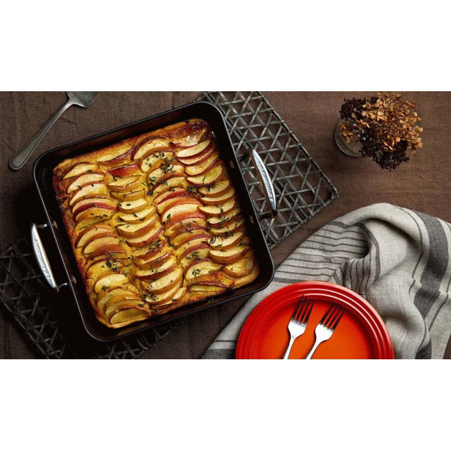 Le Creuset TNS Kvadratisk Bradepande 26 cm, Aluminum