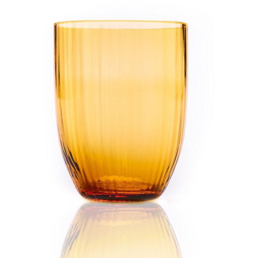 Anna von Lipa Bamboo Tumbler Trinkglas 25 cl, Amber