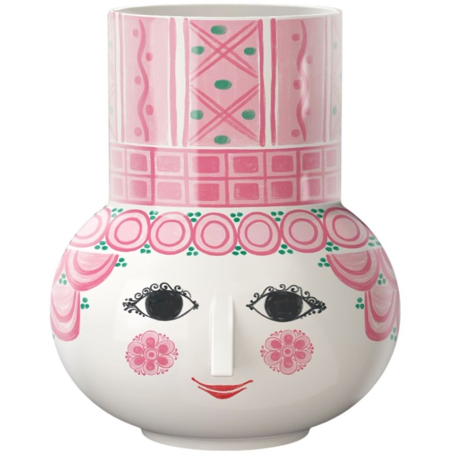 Bjrn Wiinblad Olga Vase H15 cm, Rosa