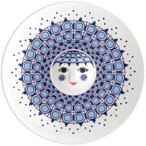Bjrn Wiinblad Olga Schale 33cm, Blau