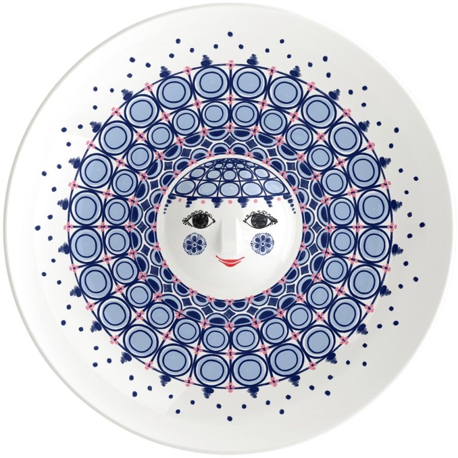 Bjrn Wiinblad Olga Schale 33cm, Blau