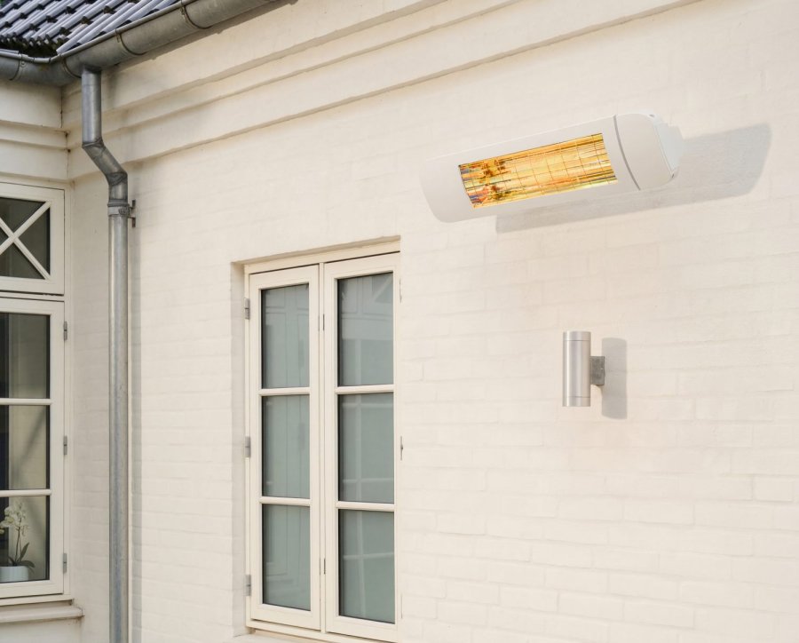 27 degrees ECO+ NXT 2000 High Performance No-glare Infrarot-Heizstrahler met Schalter, Pure-White