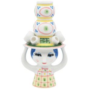 Bjrn Wiinblad Lady With Hat Kerzenhalter H16 cm, Rosa
