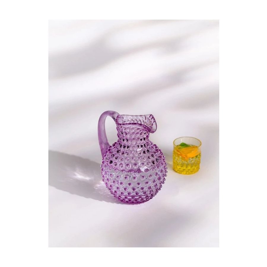 Anna von Lipa Hobnail Trinkglas 150 ml, Citron