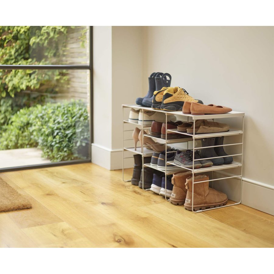 Joseph Joseph Level Schuhregal Verstellbar 51,2x26 cm, Ecru