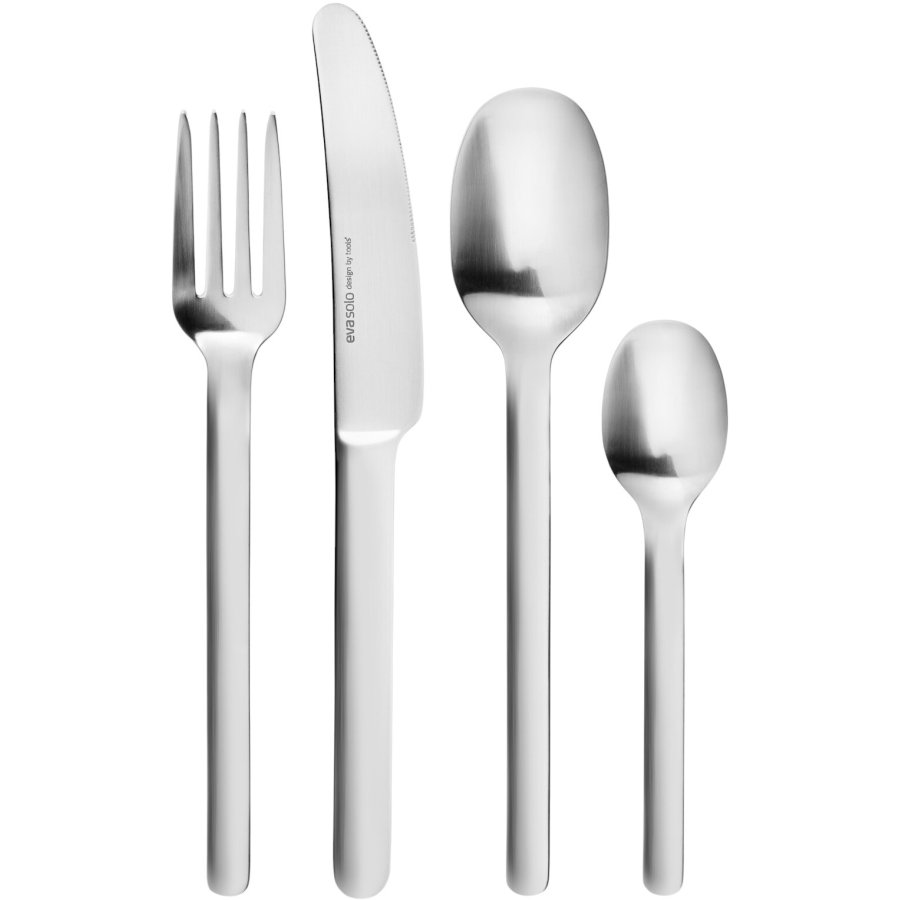 Eva Solo Nordic Kitchen Besteck-Set 16-teilig, Edelstahl matt