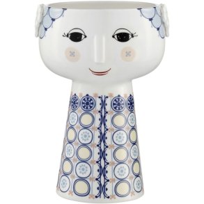Bjrn Wiinblad Eva Vase H18,5 cm, Blau