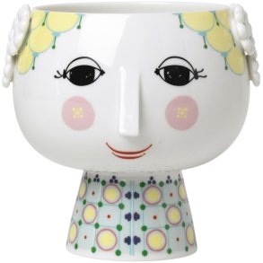 Bjrn Wiinblad Eva Urtepotteskjuler p Fod H14,5 cm, Gul