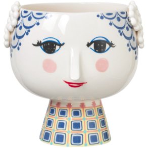 Bjrn Wiinblad Eva Blumentopf  H21 cm, Blau