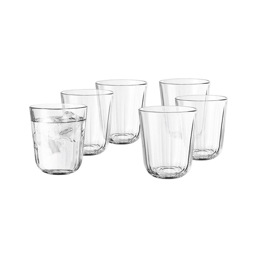 Eva Solo Glas 6 stuks 27 cl, Facet