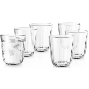 Eva Solo Glas 6er Set, 27 cl, Facet