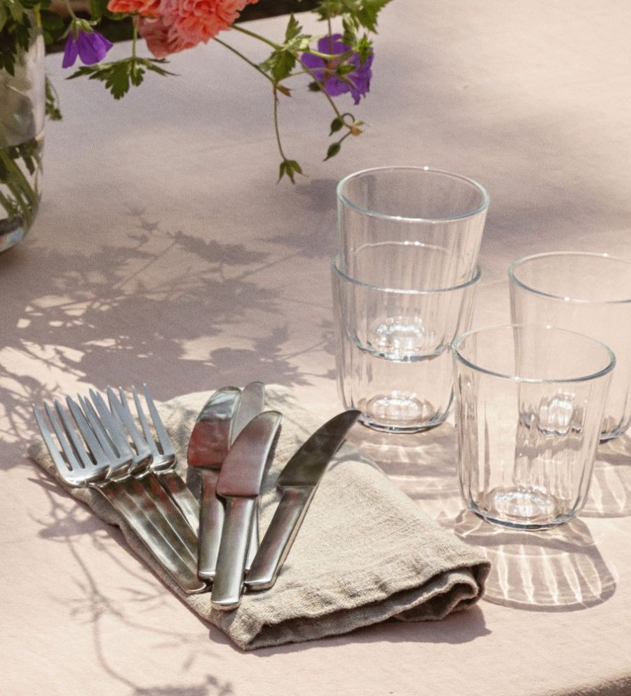 Eva Solo Glas 6 stuks 27 cl, Facet