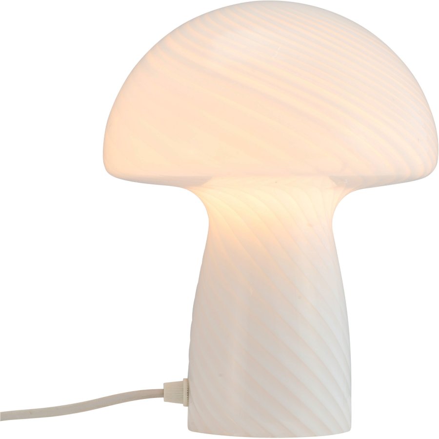 Dyberg Larsen Jenny Mushroom Bordlampe H23 cm, Hvid