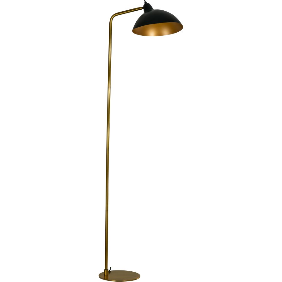 Dyberg Larsen Futura Stehlampe 145 cm, Schwarz/Bronze