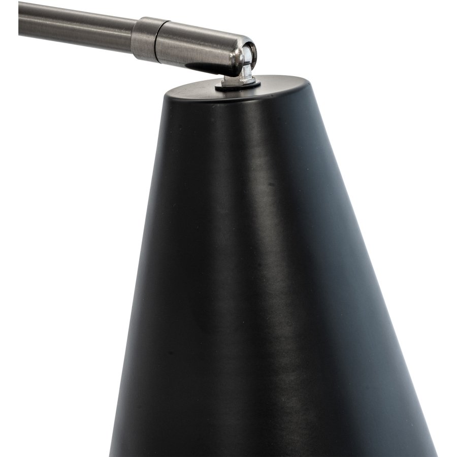 Dyberg Larsen Oswald Wandleuchte 34,5 cm, Schwarz/Stahl