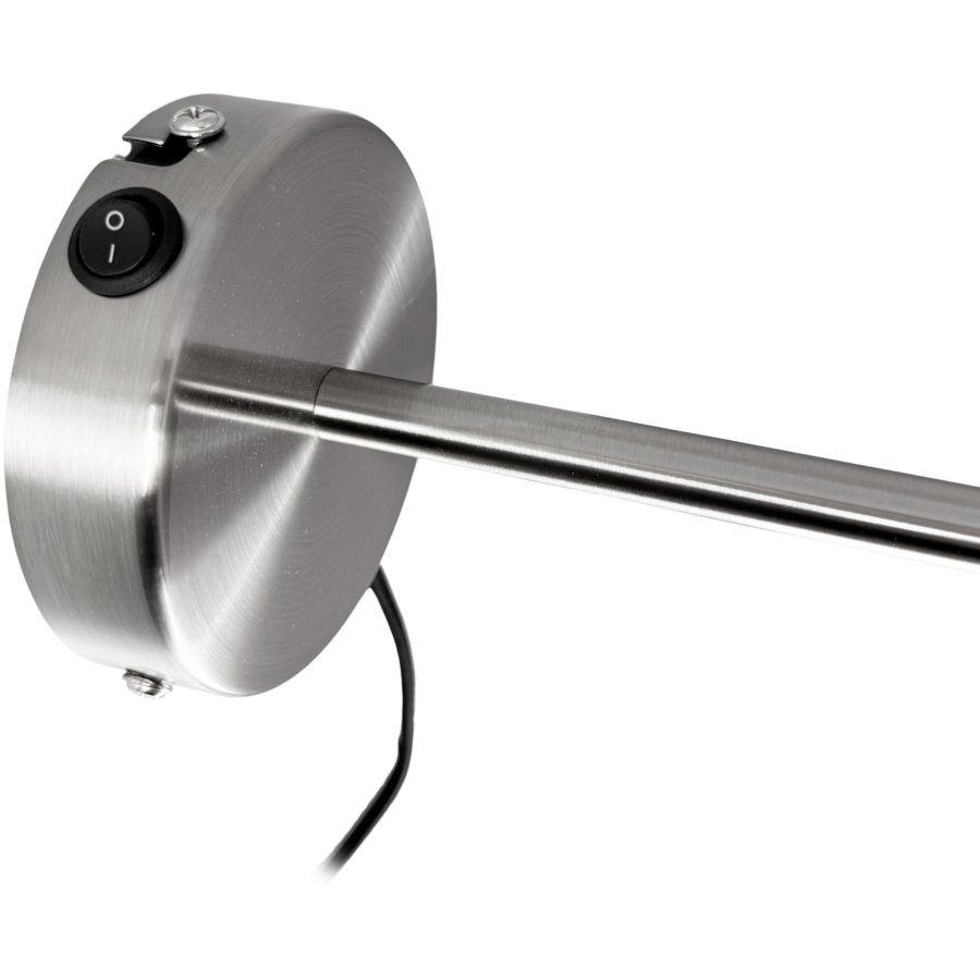 Dyberg Larsen Oswald Wandleuchte 34,5 cm, Schwarz/Stahl