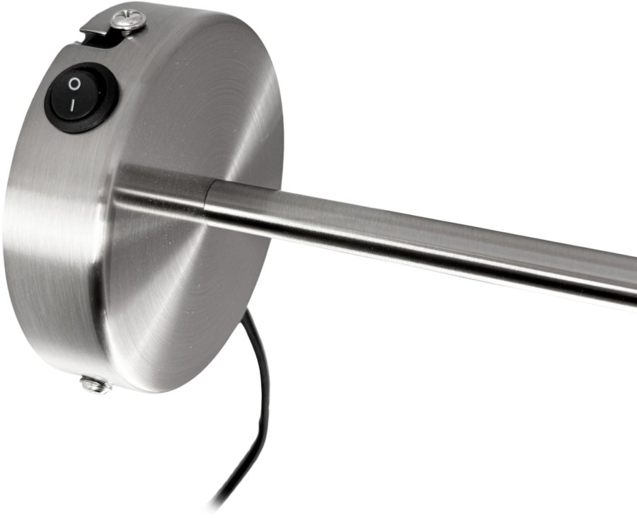 Dyberg Larsen Oswald Wandleuchte 34,5 cm, Schwarz/Stahl