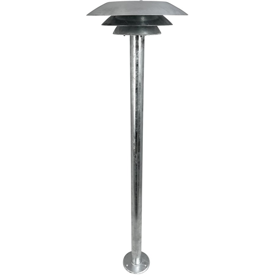 Dyberg Larsen DL25 Nachttischlampe 90 cm, Galvanisierter Stahl