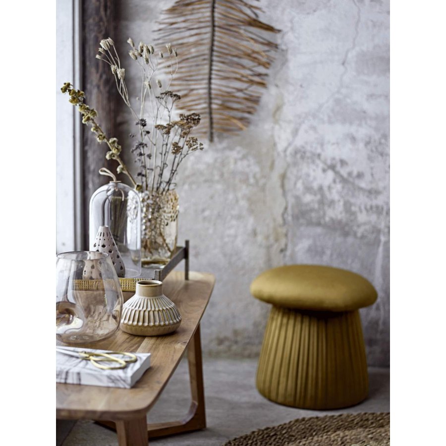 Bloomingville Roberta Pouf 44 cm, Braun