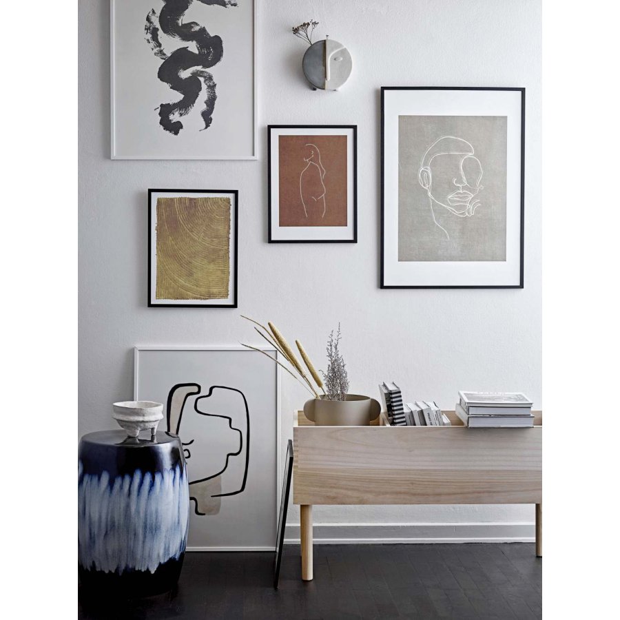 Bloomingville Douve Bücherregal 91x50 cm, Kaiserbaum