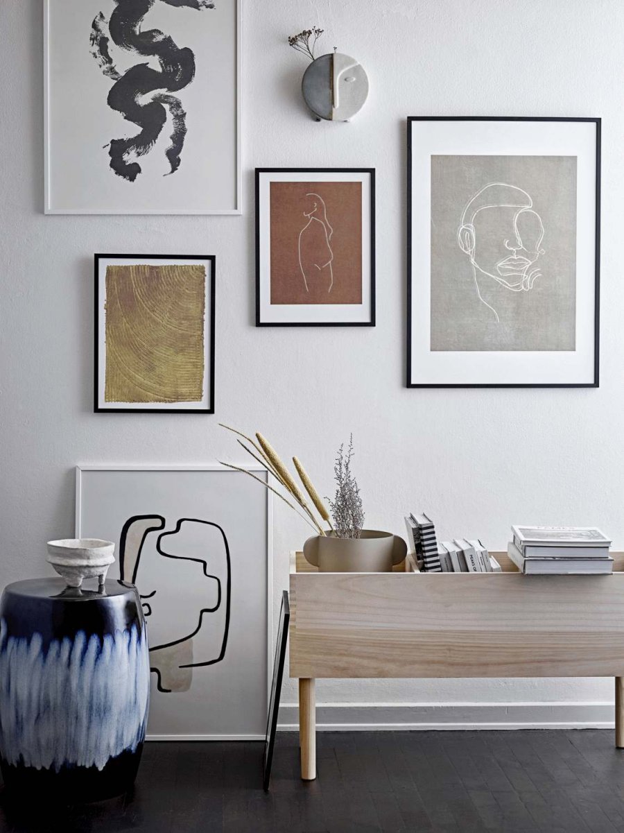 Bloomingville Douve Bücherregal 91x50 cm, Kaiserbaum