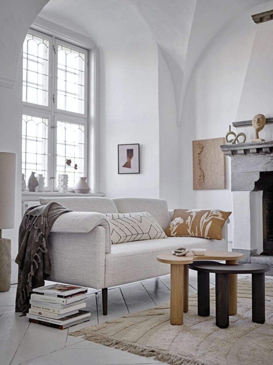 Bloomingville Luppa Couchtisch H35 cm, Gummibaum